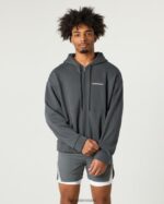 Clothing IE Alphalete Men Classic Full-Zip Jacket Smoke Grey 2L4400638