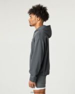 Clothing IE Alphalete Men Classic Full-Zip Jacket Smoke Grey 2L4400638 - Image 3