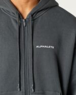 Clothing IE Alphalete Men Classic Full-Zip Jacket Smoke Grey 2L4400638 - Image 5