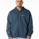 Clothing IE Alphalete Men Classic Full-Zip Jacket Whale Blue 2L4400644
