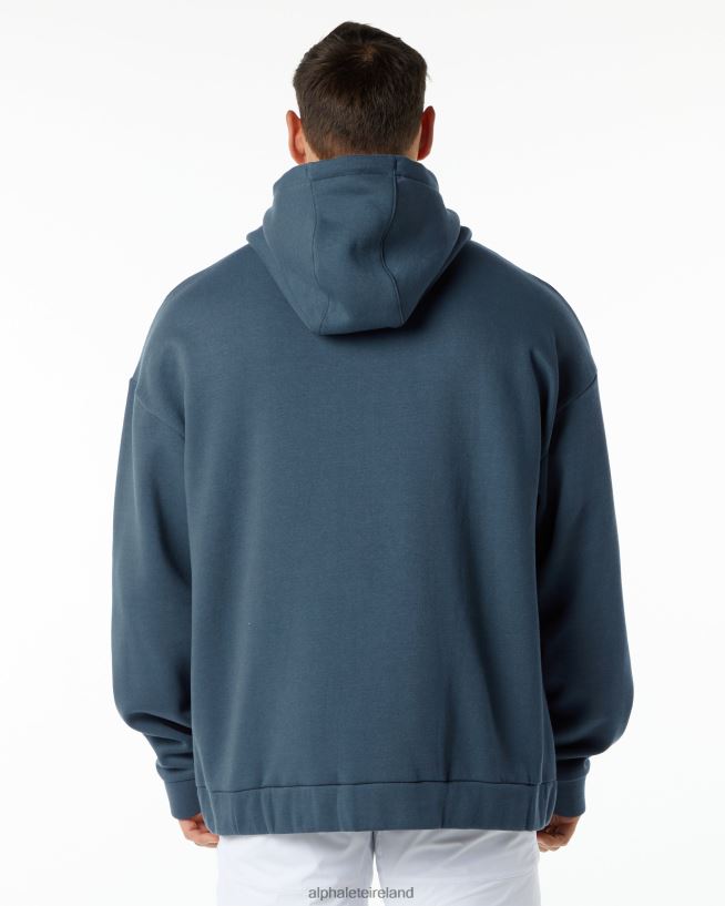 Clothing IE Alphalete Men Classic Full-Zip Jacket Whale Blue 2L4400644 - Image 3