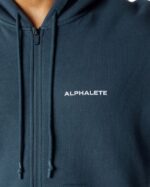 Clothing IE Alphalete Men Classic Full-Zip Jacket Whale Blue 2L4400644 - Image 5