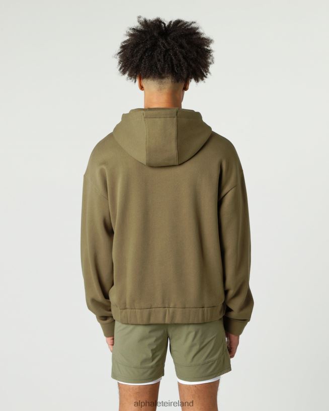 Clothing IE Alphalete Men Classic Full-Zip Jacket Willow Green 2L4400636 - Image 4