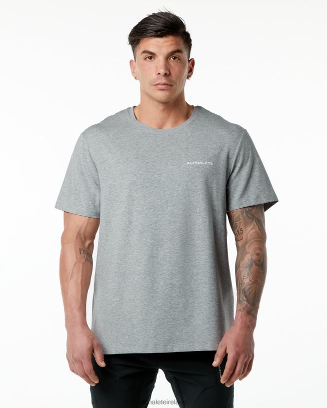 clothing_ie_alphalete_men_classic_tee_heather_grey_2l4400553.jpg Clothing IE Alphalete Men Classic Tee Heather Grey 2L4400553 - Image 1