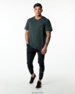 Clothing IE Alphalete Men Classic Tee Hunter Green 2L4400557 - Image 2