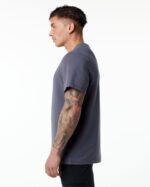 Clothing IE Alphalete Men Classic Tee Muted Purple 2L4400555 - Image 3