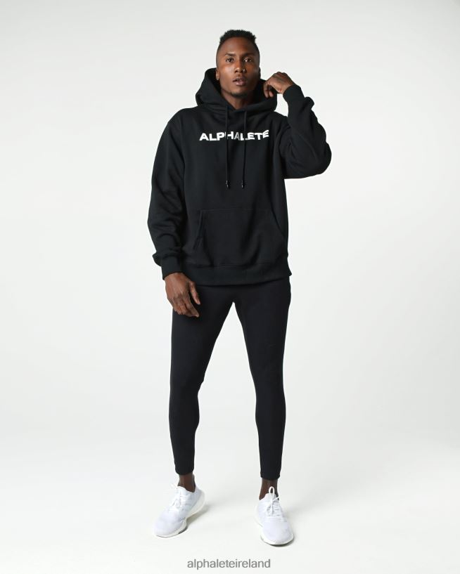 Clothing IE Alphalete Men Core Hoodie Black 2L4400639 - Image 2