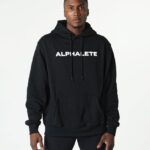 Clothing IE Alphalete Men Core Hoodie Black 2L4400639