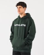 Clothing IE Alphalete Men Core Hoodie Evergreen Green 2L4400627 - Image 3