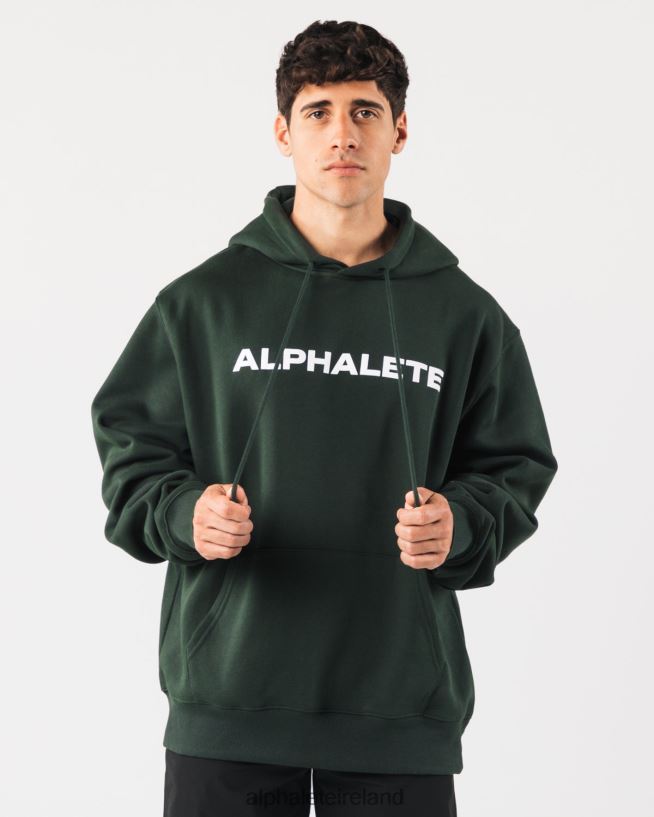Clothing IE Alphalete Men Core Hoodie Evergreen Green 2L4400627 - Image 1