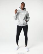 Clothing IE Alphalete Men Core Hoodie Heather Grey 2L4400640 - Image 2