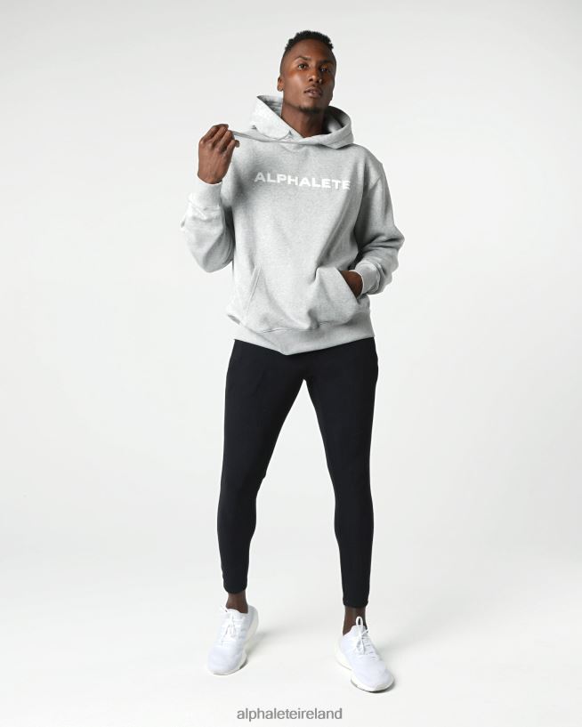 Clothing IE Alphalete Men Core Hoodie Heather Grey 2L4400640 - Image 2