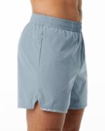 Clothing IE Alphalete Men Core Stride Short 5" Fog Blue 2L4400699 - Image 3