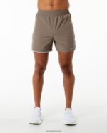 Clothing IE Alphalete Men Core Stride Short 5" Mocha Brown 2L4400696 - Image 2