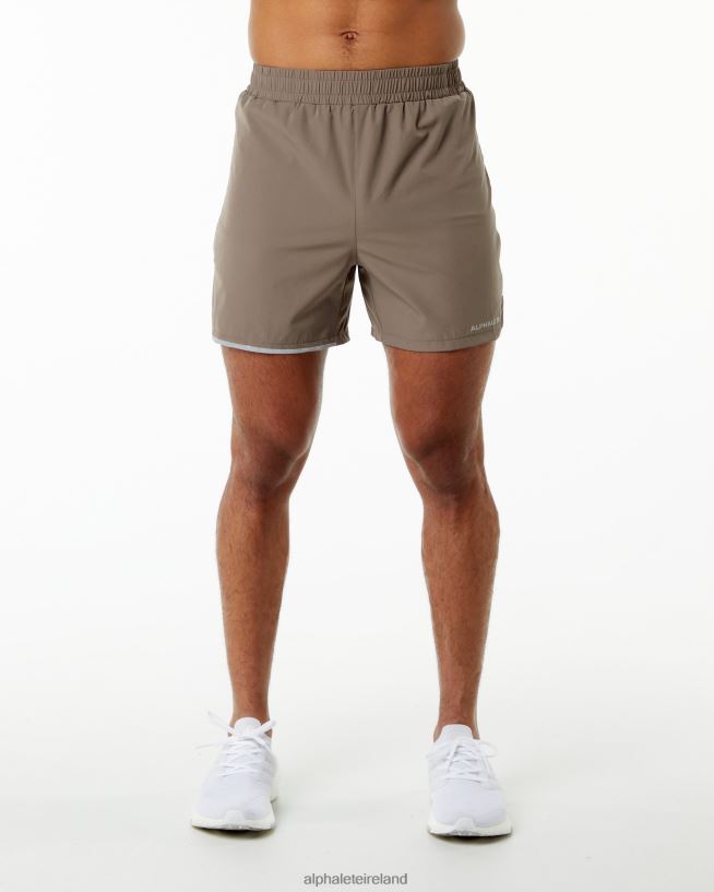 Clothing IE Alphalete Men Core Stride Short 5" Mocha Brown 2L4400696 - Image 2