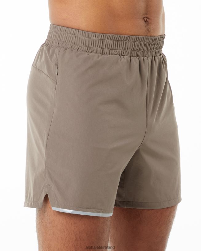 Clothing IE Alphalete Men Core Stride Short 5" Mocha Brown 2L4400696 - Image 3