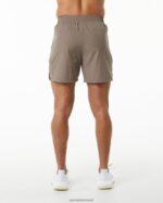 Clothing IE Alphalete Men Core Stride Short 5" Mocha Brown 2L4400696 - Image 5