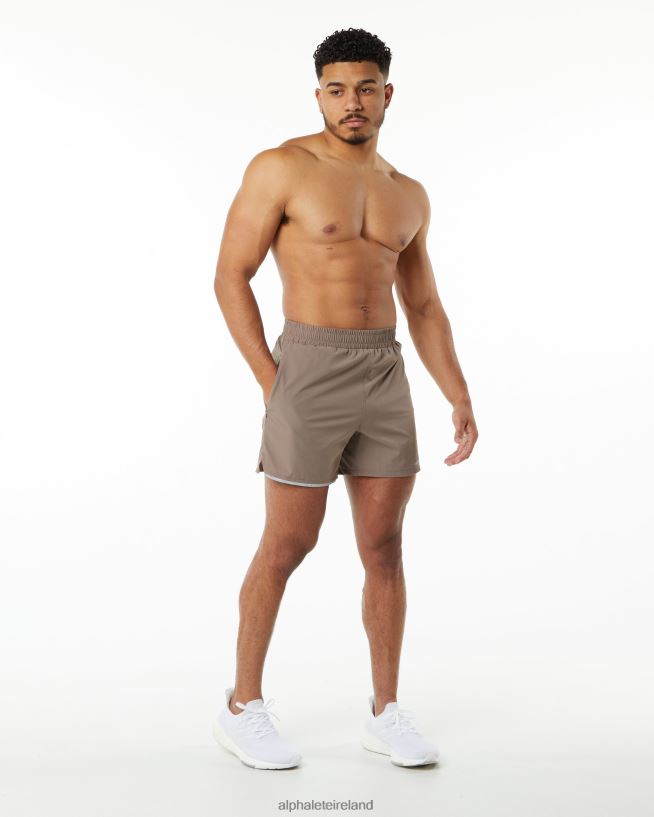 Clothing IE Alphalete Men Core Stride Short 5" Mocha Brown 2L4400696 - Image 6