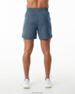 Clothing IE Alphalete Men Core Stride Short 5" Whale Blue 2L4400698 - Image 5