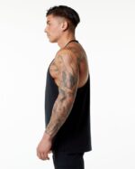 Clothing IE Alphalete Men Emblem Stringer Black 2L4400607 - Image 3