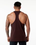 Clothing IE Alphalete Men Emblem Stringer Burgundy Red 2L4400606 - Image 2