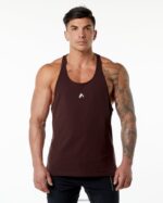 Clothing IE Alphalete Men Emblem Stringer Burgundy Red 2L4400606