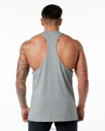 Clothing IE Alphalete Men Emblem Stringer Heather Grey 2L4400601 - Image 2