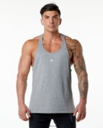 Clothing IE Alphalete Men Emblem Stringer Heather Grey 2L4400601