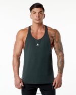 Clothing IE Alphalete Men Emblem Stringer Hunter Green 2L4400603
