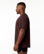 Clothing IE Alphalete Men Emblem Tee Burgundy Red 2L4400551 - Image 3