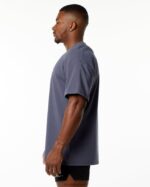 Clothing IE Alphalete Men Emblem Tee Muted Purple 2L4400552 - Image 3