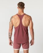 Clothing IE Alphalete Men Heavy Cotton Core Stringer Autumn Red 2L4400595 - Image 2
