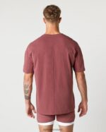 Clothing IE Alphalete Men Heavy Cotton Core Tee Autumn Red 2L4400547 - Image 2