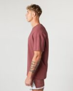Clothing IE Alphalete Men Heavy Cotton Core Tee Autumn Red 2L4400547 - Image 4
