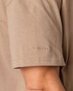 Clothing IE Alphalete Men Heavy Cotton Core Tee Chai Brown 2L4400548 - Image 5