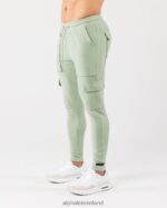 Clothing IE Alphalete Men Identity Cargo Sage Green 2L4400733 - Image 3