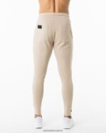 Clothing IE Alphalete Men Identity Jogger Linen Brown 2L4400723 - Image 2