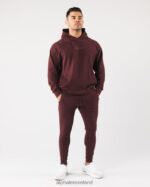 Clothing IE Alphalete Men Identity Jogger Sangria Red 2L4400725 - Image 4