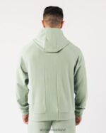Clothing IE Alphalete Men Identity Pro Hoodie Sage Green 2L4400622 - Image 4