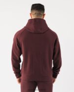 Clothing IE Alphalete Men Identity Pro Hoodie Sangria Red 2L4400624 - Image 4