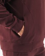 Clothing IE Alphalete Men Identity Pro Hoodie Sangria Red 2L4400624 - Image 5