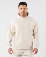 Clothing IE Alphalete Men Identity Pro Hoodie Sea Shell Brown 2L4400621