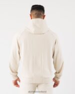 Clothing IE Alphalete Men Identity Pro Hoodie Sea Shell Brown 2L4400621 - Image 4