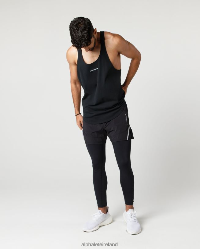 Clothing IE Alphalete Men Infinity 2-in-1 Speed Short 5.5" Black 2L4400710 - Image 2