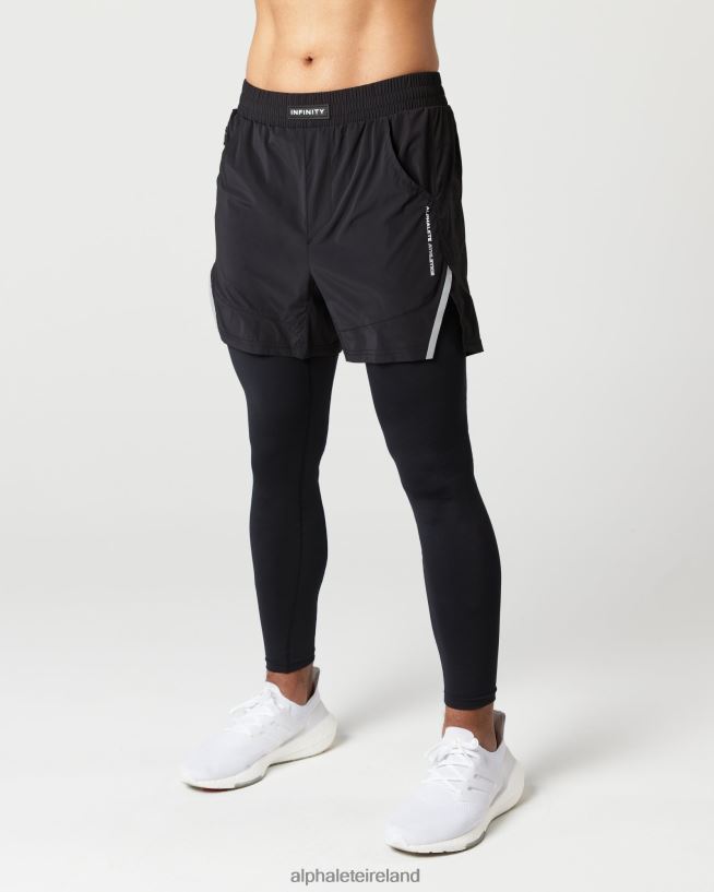 Clothing IE Alphalete Men Infinity 2-in-1 Speed Short 5.5" Black 2L4400710 - Image 3