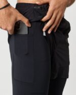 Clothing IE Alphalete Men Infinity 2-in-1 Speed Short 5.5" Black 2L4400710 - Image 5