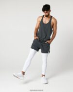 Clothing IE Alphalete Men Infinity 2-in-1 Speed Short 5.5" Shadow Grey 2L4400692 - Image 2