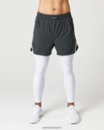 Clothing IE Alphalete Men Infinity 2-in-1 Speed Short 5.5" Shadow Grey 2L4400692
