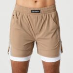 Clothing IE Alphalete Men Infinity Speed Short 5.5" Chai Brown 2L4400687