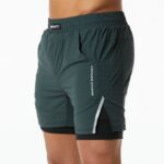 Clothing IE Alphalete Men Infinity Speed Short 5.5" Hunter Green 2L4400708